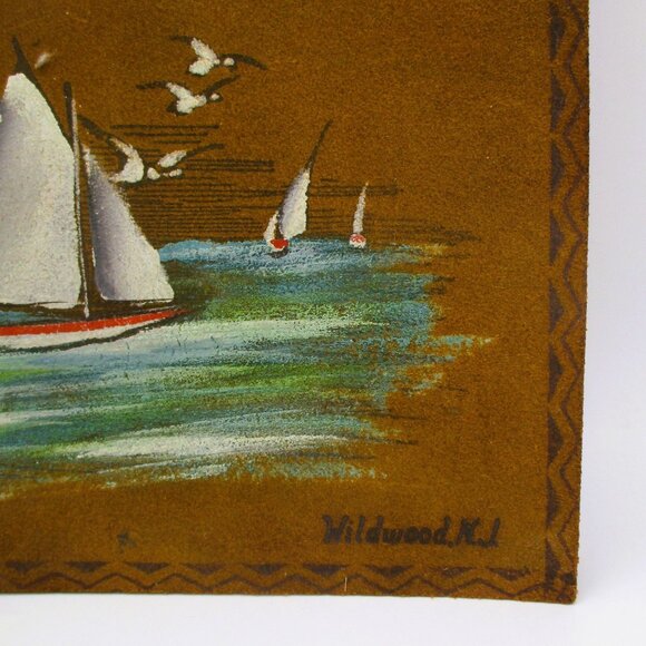 Vintage 1940s Snap Shots Photo Albums Set Of 2- 9.5x6.5" Boats  20B - Picture 5 of 7